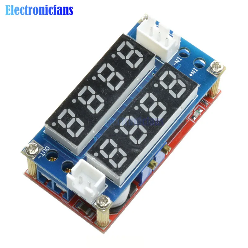 2 в 1 XL4015 5A Регулируемая мощность CC/CV понижающий модуль заряда светодиодный Вольтметр Амперметр постоянный ток постоянное напряжение