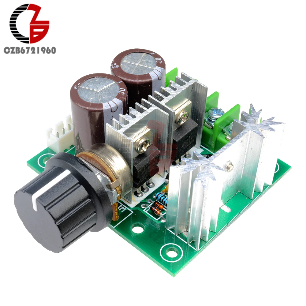 

400W 10A Motor Speed Controller DC 12V Adjustable PWM DC Motor Speed Regulator High Torque Speed Control Adjustment Governor