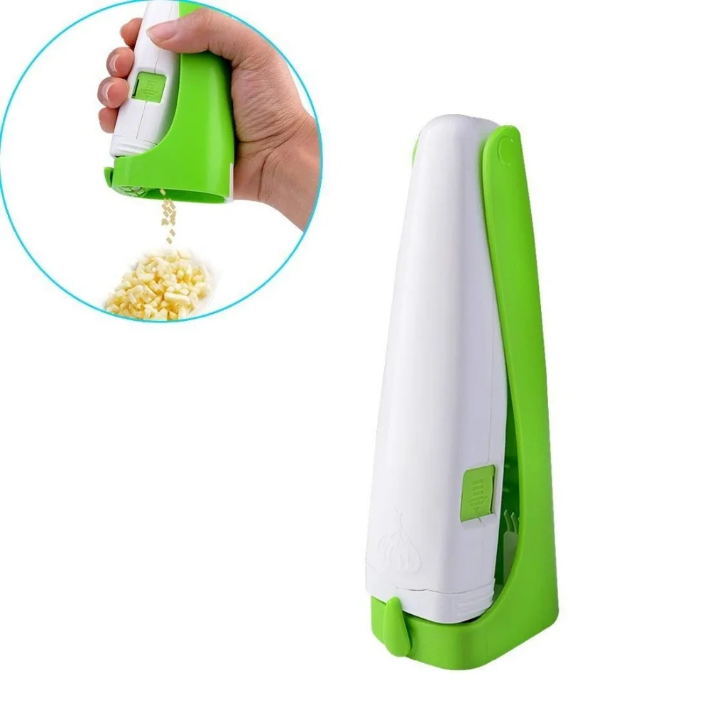 Garlic Cutter Magic Garlic Cube Cutter Presser Squeeze Garlic Cuber Press Chopper Slicer Fruit