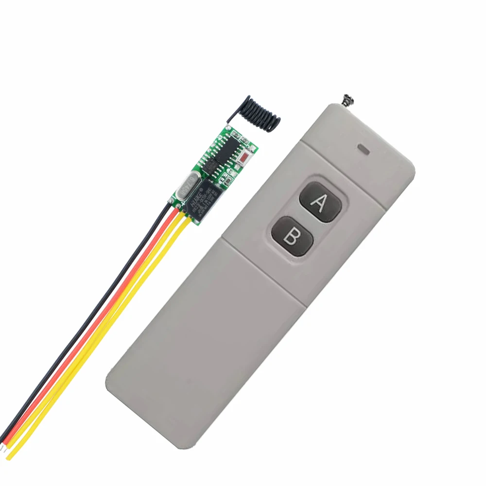 DC3 12V RF Remote Control Switch System Mini Small Volume