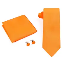 Mantieqingway сплошной цвет комплект шейных платков для мужчин Бизнес шеи галстук, шейный платок и запонки Bowknots Gravatas тонкие черные галстуки
