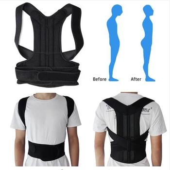 Back Posture Corrector Shoulder Lumbar Brace Spine Support Belt Adjustable Adult Corset Posture Correction Belt Body Health Care