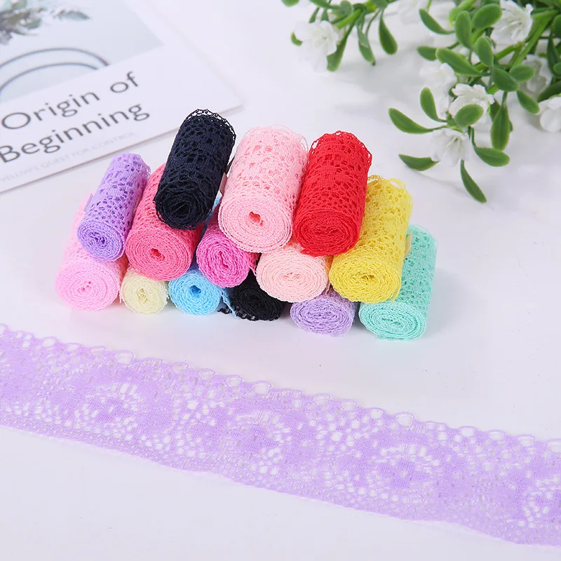 

4cm Non-elastic Nylon Silk Lace Jewelry Decoration DIY Handmade Lace Clothing Accessories Materials