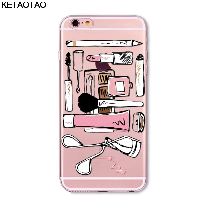 KETAOTAO новые трюки Красота телефон чехол для iPhone 4S 5C 5S 6, 6 s, 7, 8plus, XR XS Max чехол с украшением в виде кристаллов из термопластичного полиуретана(TPU) крышка чехол S - Цвет: Синий