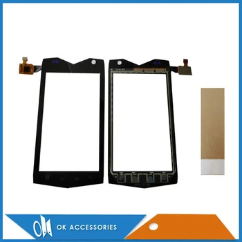 

4.0 Inch For Mann zug3 zug 3 A18 ip68 Touch Screen Digitizer Sensor Panel Front Glass Black Color With Tape 1PC/Lot