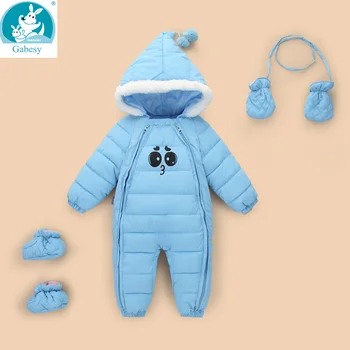 

new born Kids Down Cotton Jumpsuit Newborn Winter Thick Boys Overalls Baby girl onesie clothes Snowsuit Infant Jacket Footies