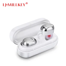 M9 TWS Bluetooth Earphone Bluetooth Headset Wireless Earbud Metal Charge Case for Phone Mic for Calls LJ-MILLKEY YZ105