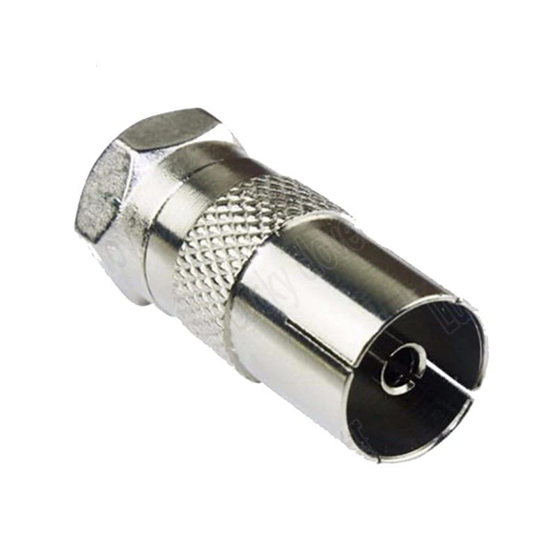 8pcs F Male TO PAL Female PLUG TV coax cable Connectorsin Connectors