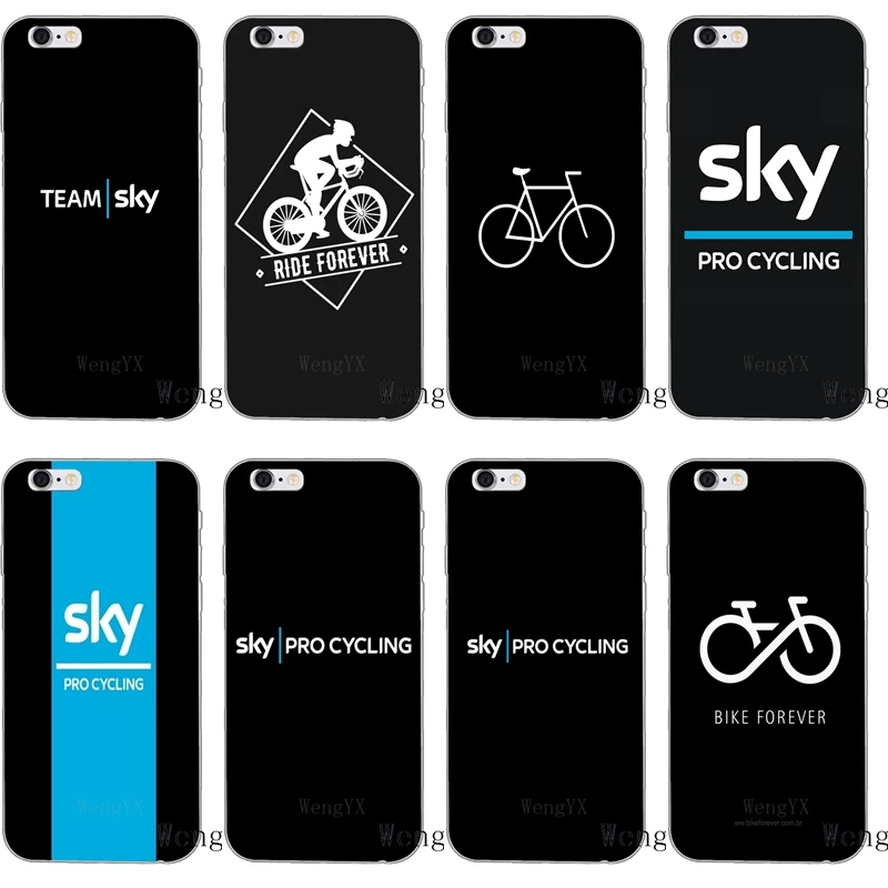 

Sky Team Cycling sports Soft phone case For Huawei Mate 8 9 10 P8 P9 P10 P20 pro Lite plus 2017 Honor 4c 5c 5x 6x Y5 Y6 Y7 II