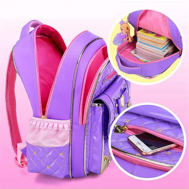 Горячая Распродажа Водонепроницаемый Школьный рюкзак для девочек из искусственной кожи высокого качества рюкзак с бабочкой школьный подростковый портфель крутой рюкзак