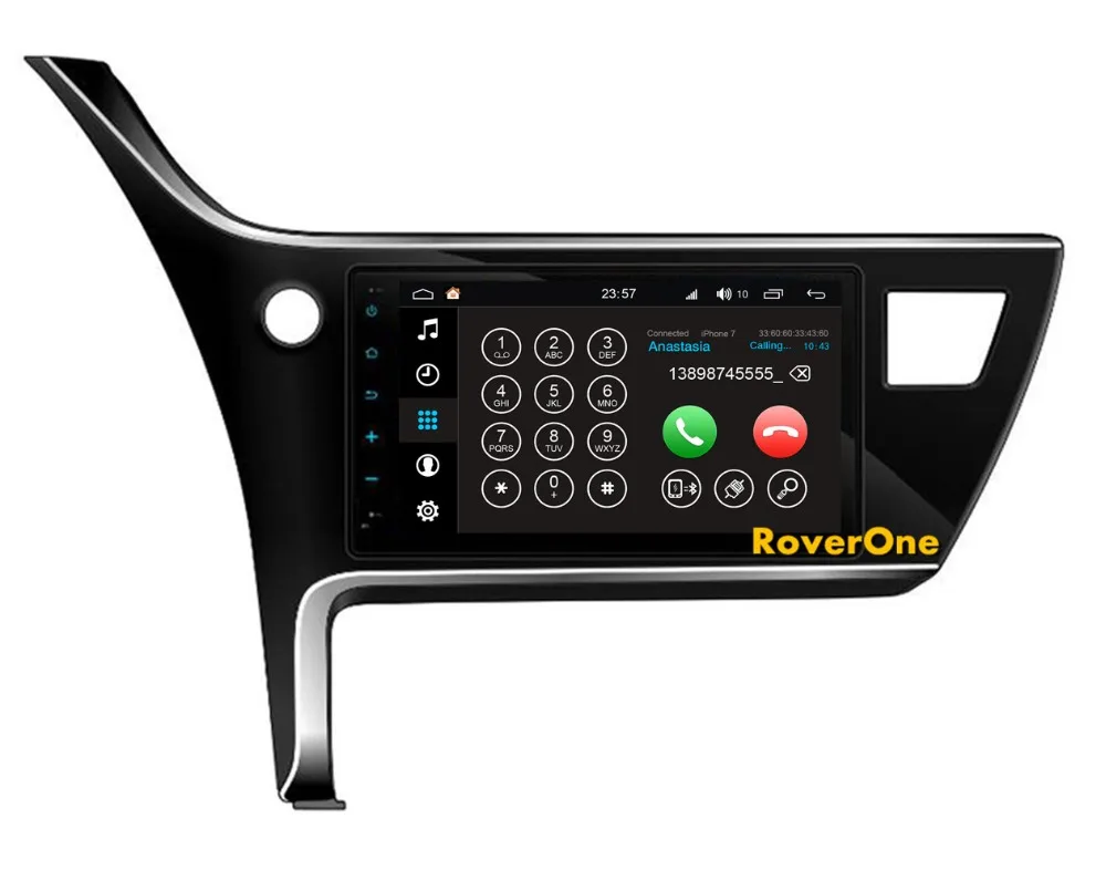 Sale RoverOne Android 8.0 Car Multimedia System For Toyota Corolla Auris 2018 2019 Radio Stereo GPS Navigation Media Player PhoneLink 13