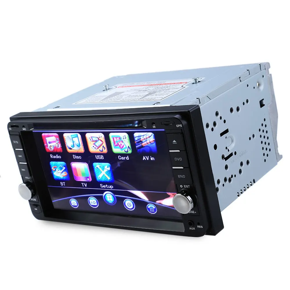 New 2 Din Car DVD Player Radio Universal Bluetooth Wince 6.0 Double Din