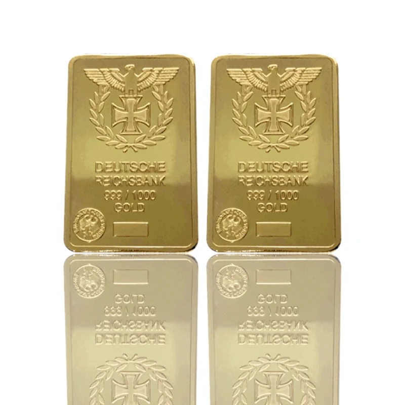 

USD 10 Dollar $ Bullion Bar Pure Gold Plated Metal Commemorative Coin Drop shipping
