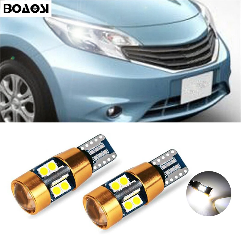 

BOAOSI 2x T10 3030SMD LED Error Free Eyebrow Eyelid Light Bulb For Nissan qashqai tiida new teana SYLPHY note almera juke