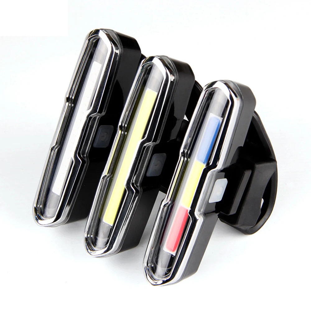 

USB Rechargeable Lithium Battery LED Rear Light Strobe Tail Lamp Night Safety Warning for MTB Road Bike Cycling Accessory