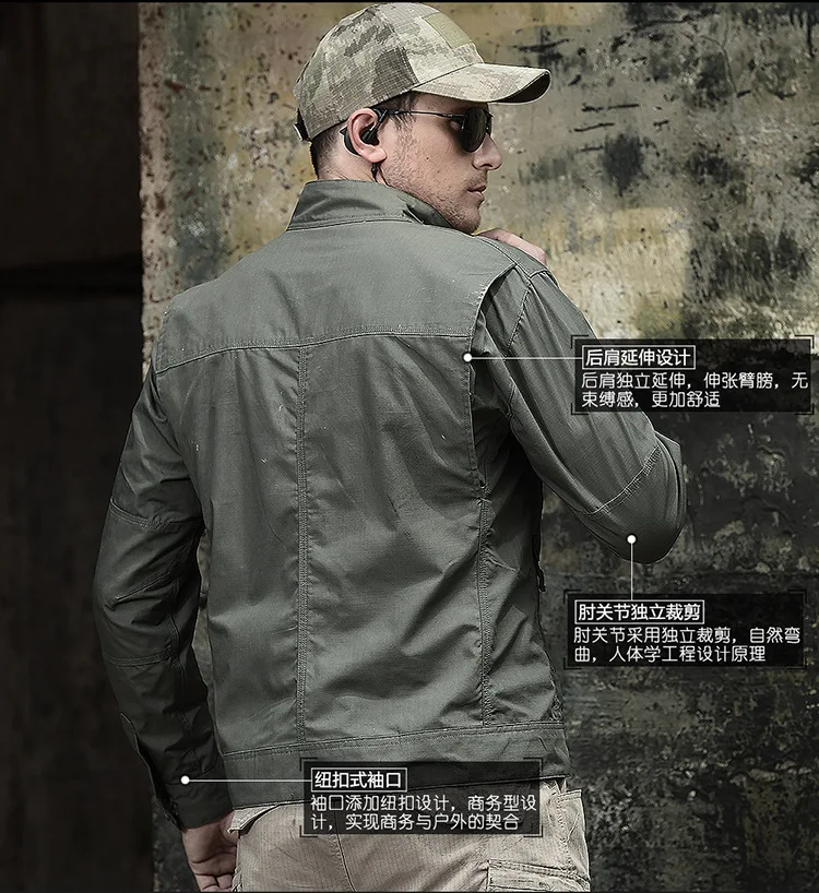 New Self Defense Security Anti-cut Anti-Stab Men Jacket Bodyguard Special Service Stealth Defense Police Personal Tactic Clothes
