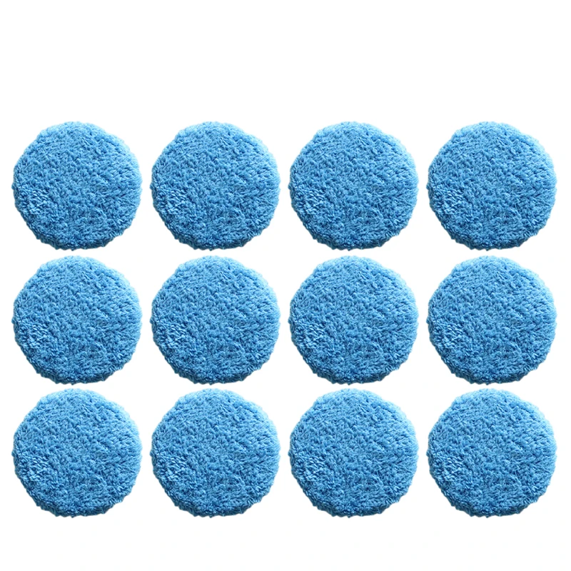 

12pcs Blue Replacement Supplies Mop cloth Household Glass Cleaner Robot For Hobot-168/188 Cleaning Accessories
