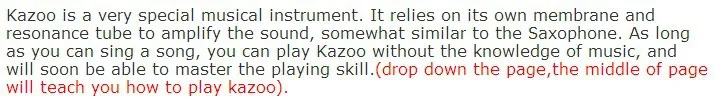 kazoo