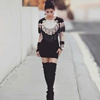 60% off! 2017 Summer Dress Women Long Sleeve O-Neck Cerebrity Party Velvet Dress SexY Tassel Beading Black Women Dress Wholesale Vestidos Save 47.33 on 2017 Summer Dress Women Long Sleeve O-Neck Cerebrity Party Velvet Dress SexY Tassel Beading Black Women Dress Wholesale Vestidos