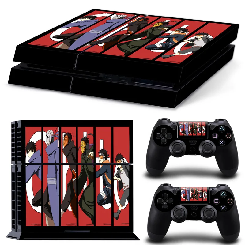 

Skull & Co.  9 New Style PS4 Anime Naruto Skins Sticker For Play Station 4 For Playstation 4 PS4 Console +  2 Controller Skin