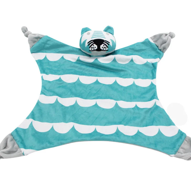 Cartoon Animal 0-12 Month Baby Cloth Blanket Toy Bedtime Baby Koala Cat Squirrel Parrot Toys Infant Plush Soft Rattle Gift