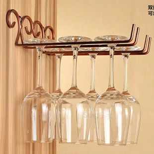 Classical Useful Fashion Bar Red Wine Goblet Glass Hanger Holder Hanging Rack Shelf hold up to