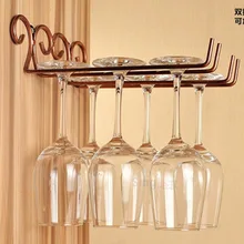 Klassische Nützlich Mode Bar Rotweinkelch Glas Aufhänger Halter Hängen Rack Regal halten bis zu 6 weingläser HC11