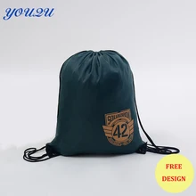 Custom string bag polyester drawstring bag cotton drawstring bag Low price escrow accept
