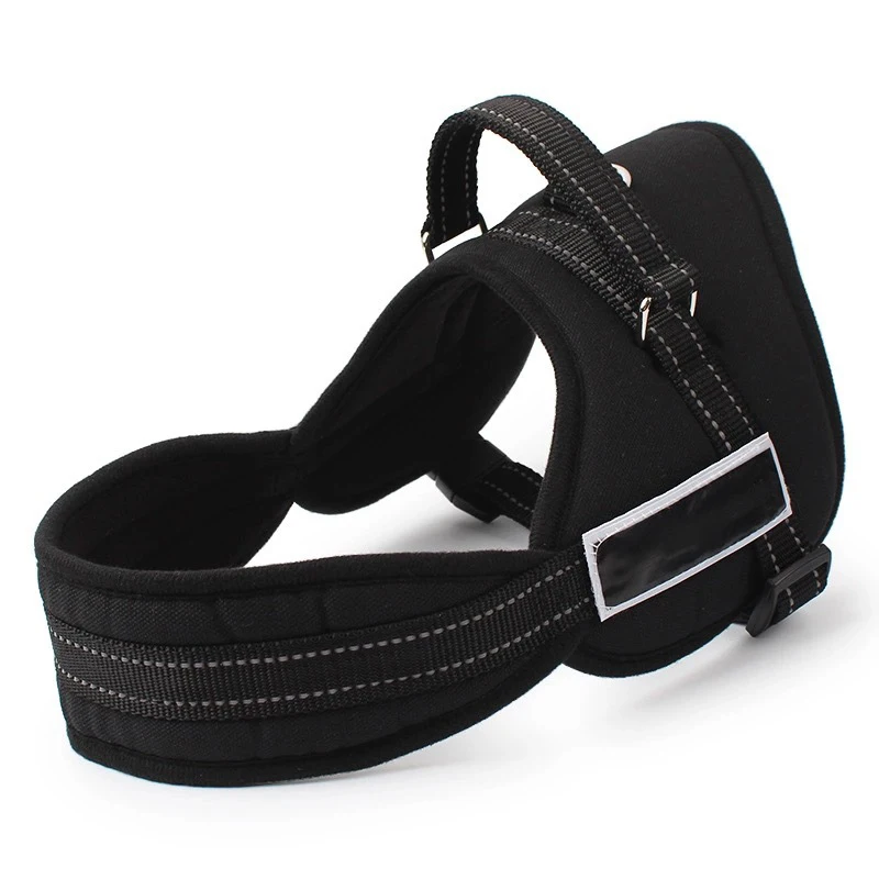

Reflective Large Pet Vest Strap Comfortable Soft Brand Adjustable Protection Medium Big Dog Harness and Matched Leashes