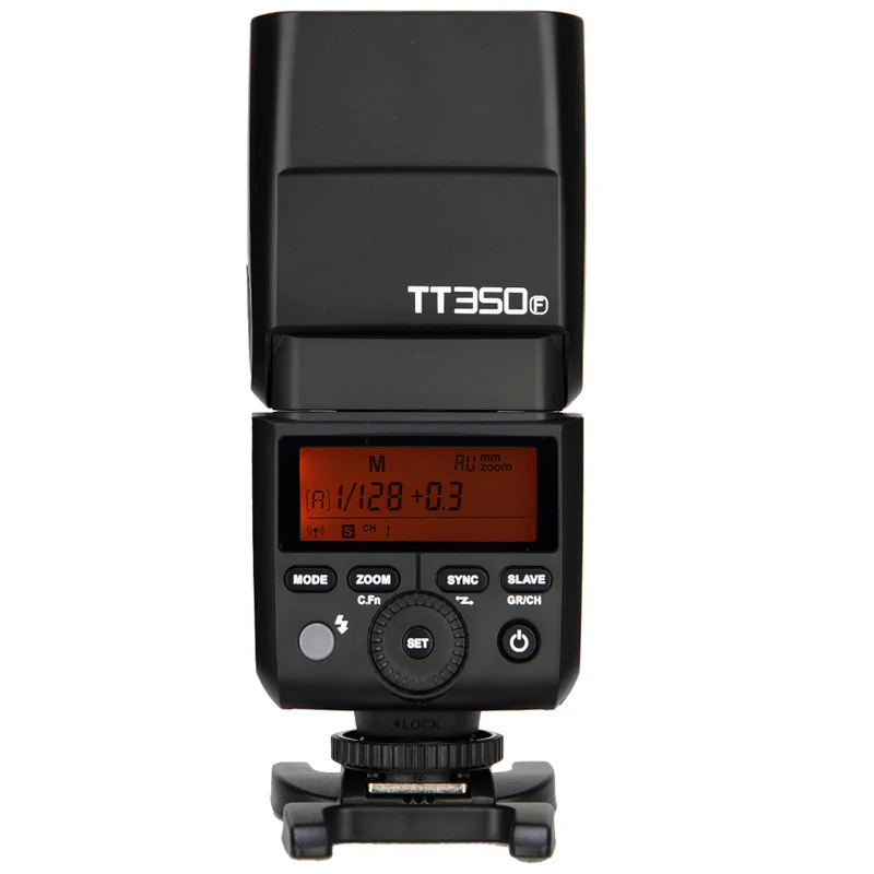 Вспышка Mini Godox Speedlite TT350F TTL 2 4G HSS 1/8000s для цифровой камеры Fuji Fujifilm X Pro2 T20 T2 T1 E1 X100F|godox