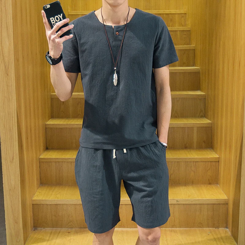 2017 Pajamas For Men Summer Male Sleep 