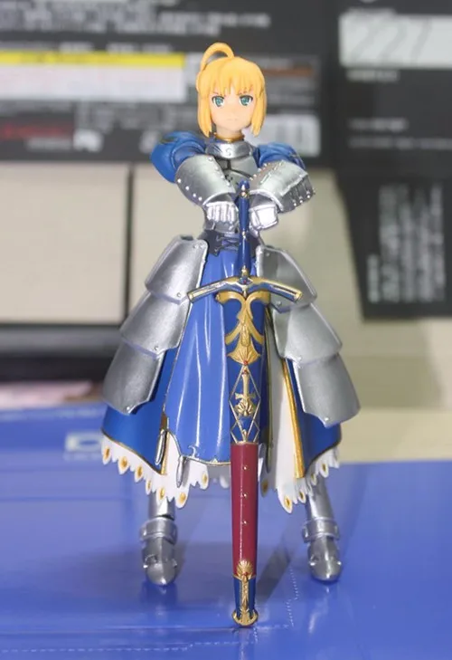 Игрушка мечты аниме Fate stay night Figma227 Ubw Zero Saber Knight Girl Arthur ПВХ фигурка коллекция игрушек куклы 15 см