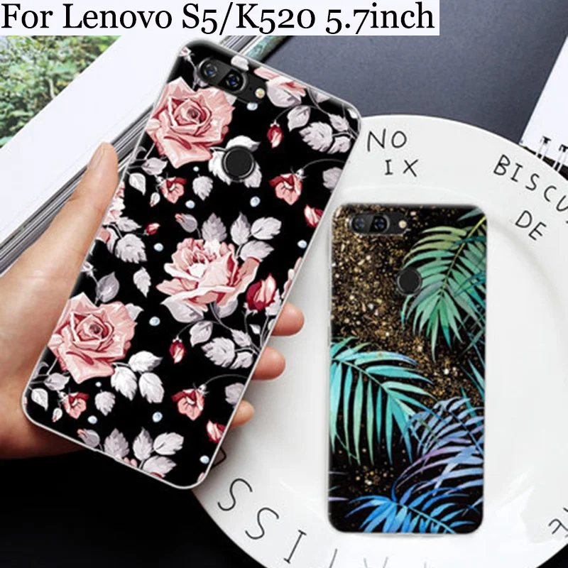Чехол с рисунком пары для Lenovo S5 мягкий чехол K520 S 5 чехлы телефонов K 520 LenovoS5 |