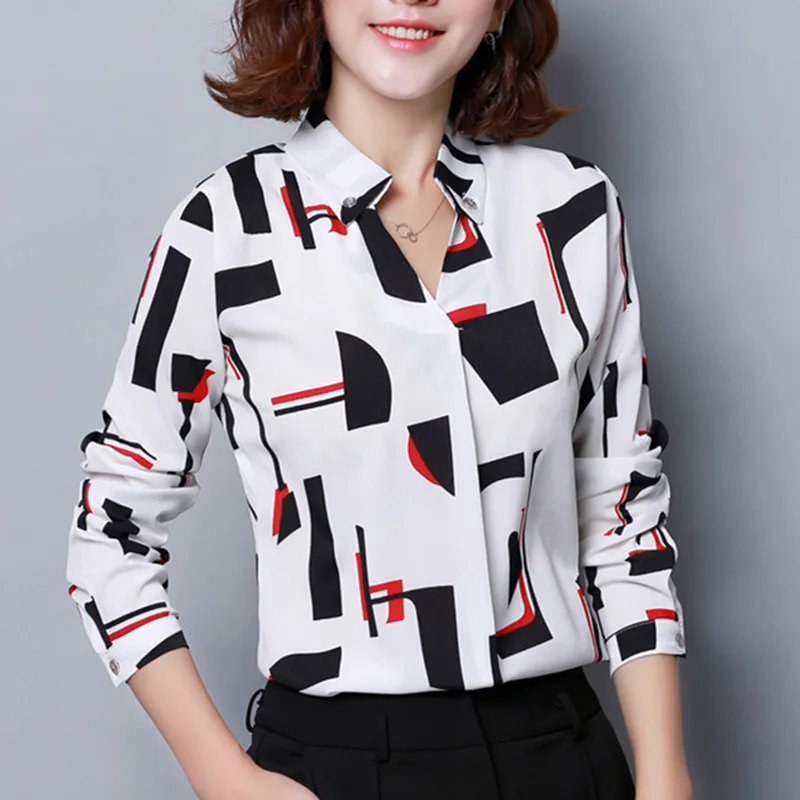 Fashion Blouses Womens Tops and Blouse Autumn Blusas Mujer