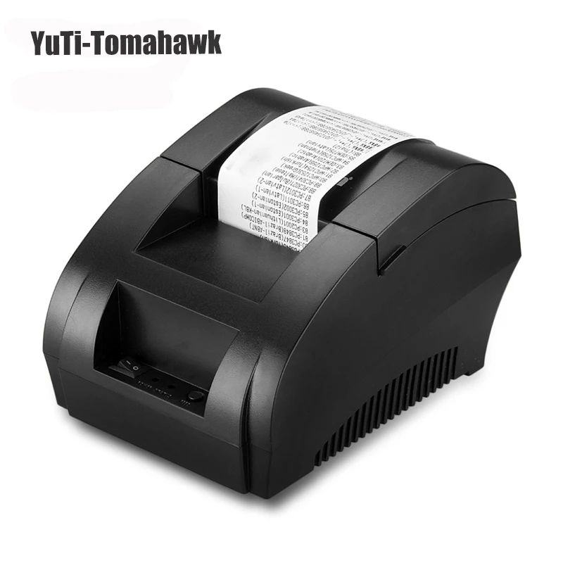 

Original POS Mini 58mm Low Noise POS Receipt Thermal Printer with USB Port EU PLUG low noise freeshipping