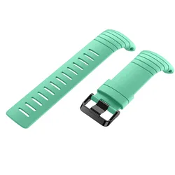 Outdoor Sports Silicone Watch Strap - Durable Replacement Wristband Accessory - Suunto Core (Green)