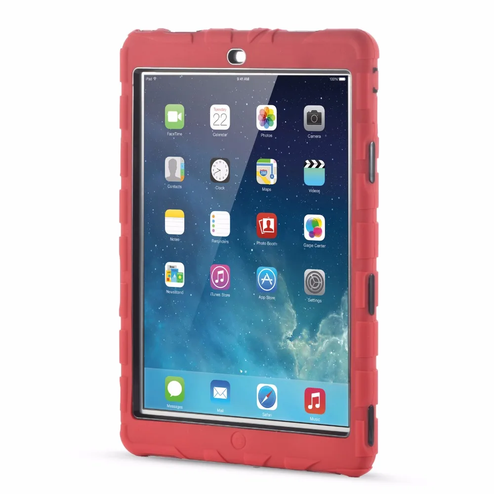 Броня Heavy Duty шин узор чехол для Apple iPad 9,7 2017 2018 A1822 A1823 A1893 5th 6th поколения coque Капа принципиально