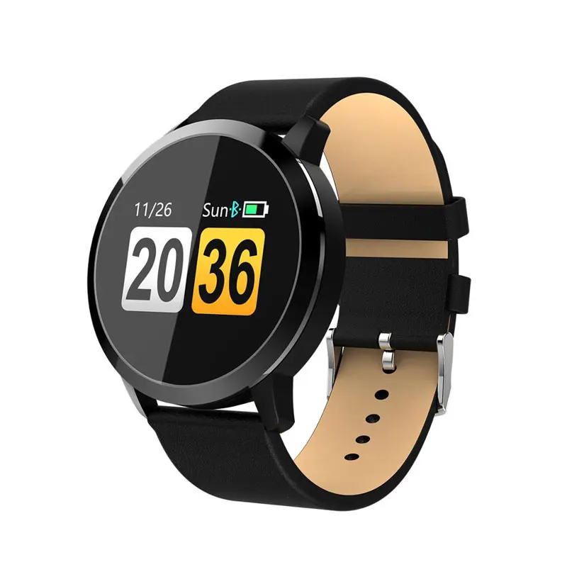

Q8 Oxygen Artery Blood Pressure SmartWatch Heart Rate Men and Women Fitness Exercise Monitor IP67 Watch Pedometer Smart Clock