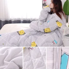 Многофункциональное «ленивое» одеяло с рукавами зимнее теплое утолщенное стираное одеяло Прямая поставка FAS