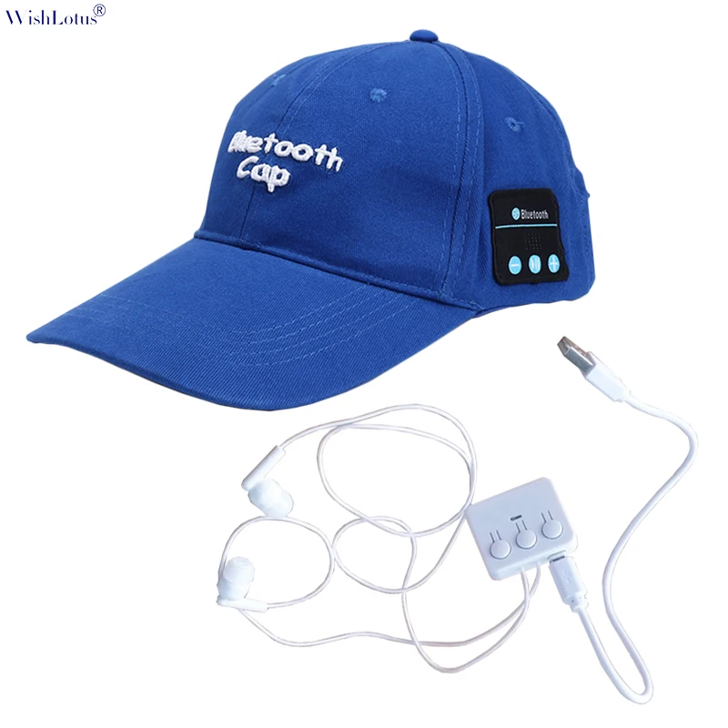 Беспроводная Спортивная Кепка WishLotus V4.0 с поддержкой Bluetooth и микрофоном |