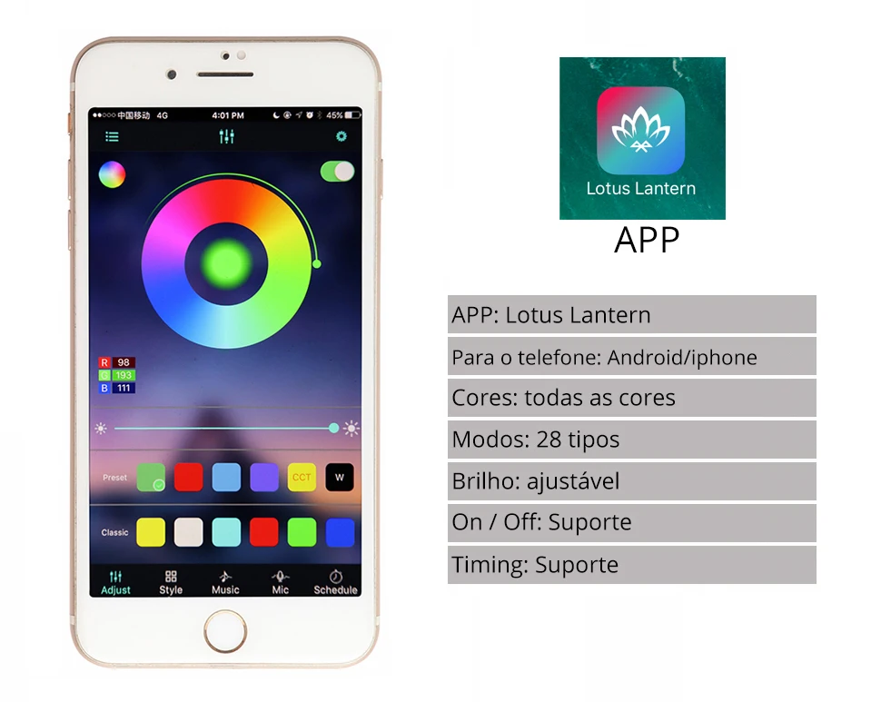Levou a Fita à Prova Decoração de Casa App e Controle Remoto Strip v Controle 1 Smd5050 2 d' Água Tira Conduzida Luz Fita Rgb Led 220 8 220 V controle 1 SMD5050 2 LEVOU