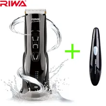 Riwa Аккумуляторный клипер для волос X7 моющаяся аккумуляторная машинка для стрижки волос для взрослых и детей Применение, Машинка для стрижки волос с Подставка для зарядки