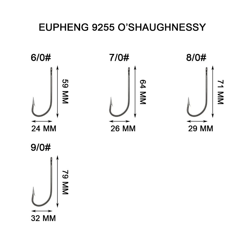 100 шт. Eupheng рыболовные крючки О 'Шонесси Мягкие осьминог креветки приманки крючки силиконовые приманки рыболовные крючки