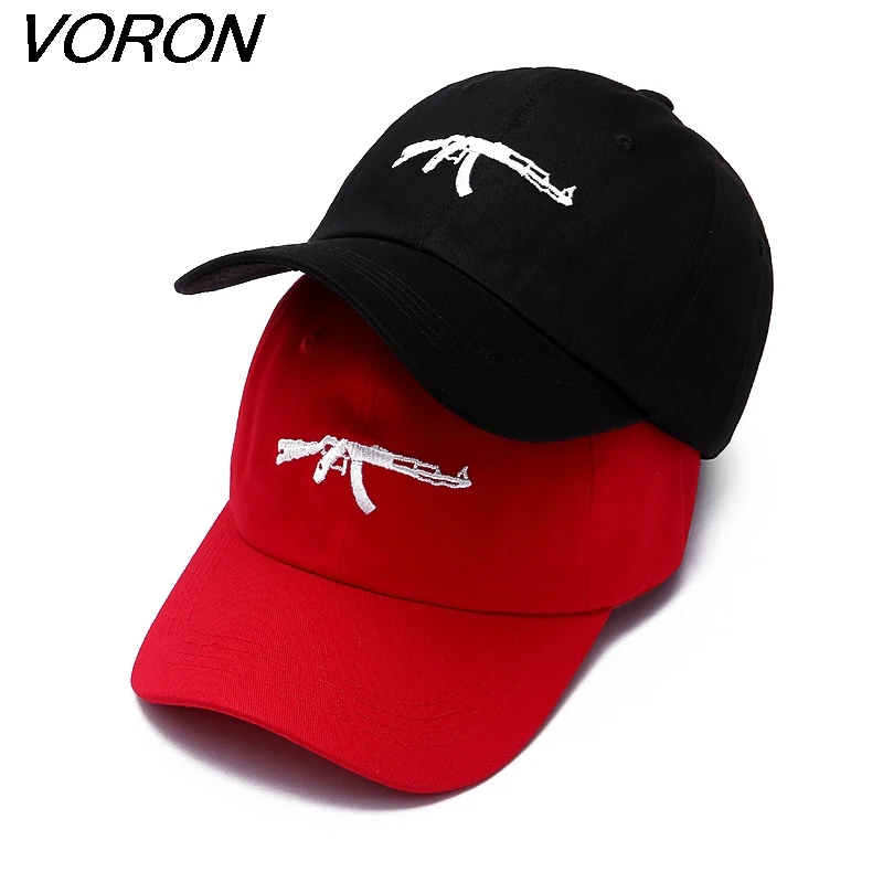 

VORON 2017 nieuwe mode machinegeweren baseball caps snapback dad hoed drake curve vizier kans de rapper hoeden voor mannen