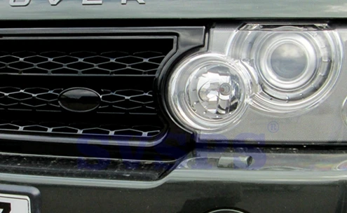 Тюнинговые части высокого качества Передняя средняя ABS решетка гриль для Land Rover для Range Rover для supercharged Vogue L322 20005-9 лет - Цвет: all gloss black