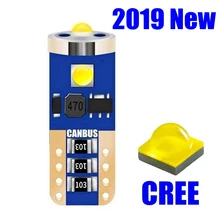T10 w5w wy5w alta qualidade cree chip led carro estacionamento fonte de luz canbus nenhum erro leitura automática cúpula lâmpada cunha cauda lado bulbo