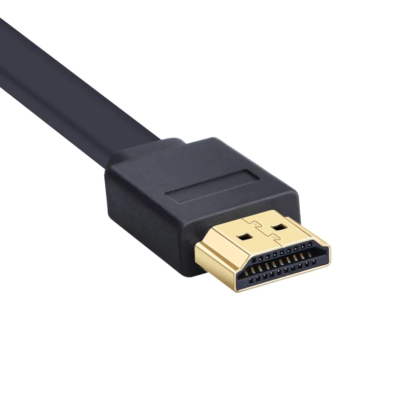 3FT 0.3 м 1.5 2 3 5 7.5 10 15 позолоченный штекер мужчинами кабель HDMI версии 1.4 плоский линии