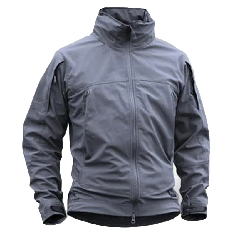 Tactical Soft Shell Military Jacket Men Casual Breathable Lightweight