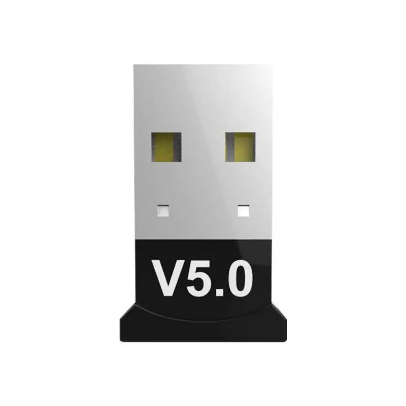 USB V5.0 Bluetooth беспроводной адаптер приемник Мини USB Bluetooth ключ 5,0 приемник для компьютера ПК - Цвет: Синий