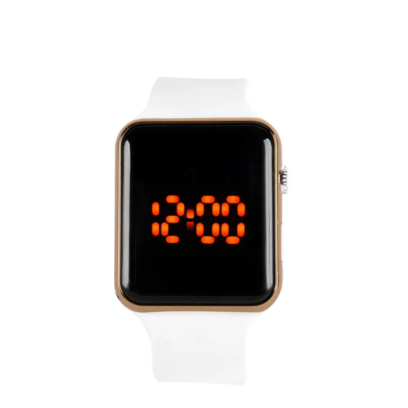 Модные силиконовые светодиодный для мужчин Wo s спортивные часы сенсорный цифровой браслет наручные часы gai